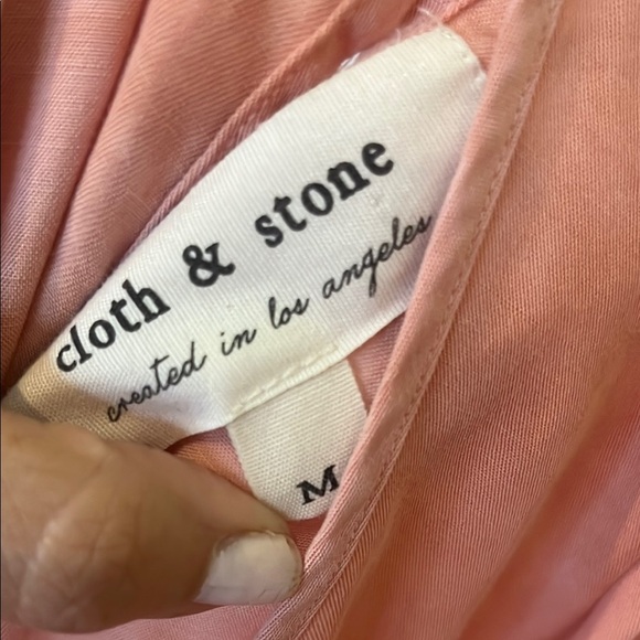 CLOTH AND STONE Pink Jumpsuit size Medium - Picture 11 of 12